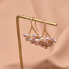 Pearl Geometric Retro Electroplated Earrings Highend Light Luxury Jewelry Wholesale