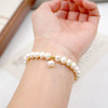 Pearl Geometric Simple Elegant Bouncing Rope Bracelet For Women