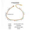 Pearl Geometric Stainless Steel Double Layer Anklet For Women Light Luxury Jewelry