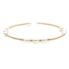 Pearl Geometric Woven Bracelet