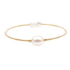 Pearl Geometric Woven Bracelet