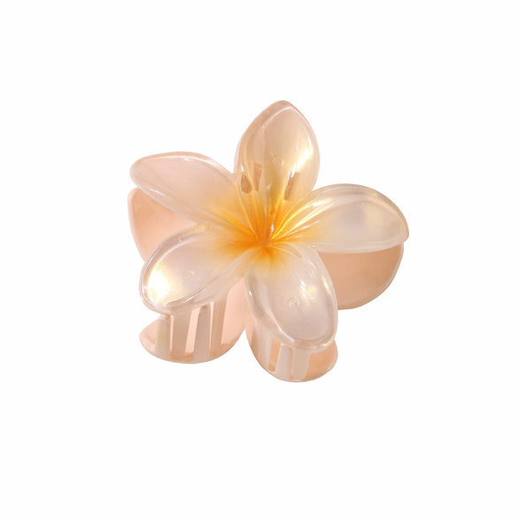 Pearl Gradient Egg Flower Grab Clip Hairpin Baking Paint Fashion Women's Accessories