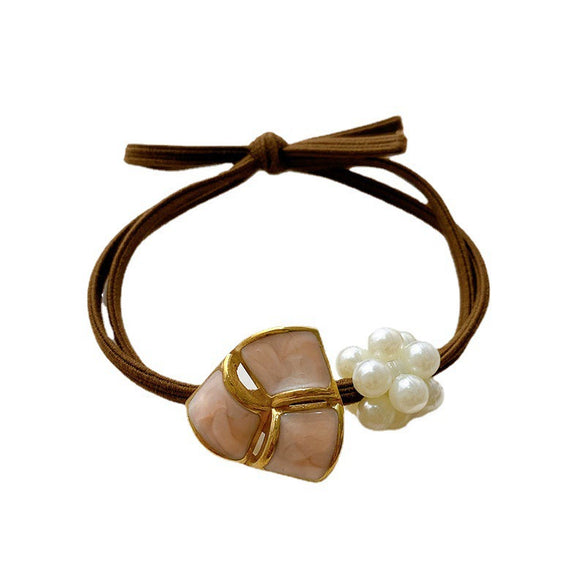 Pearl Hair Rope Rubber Tendon Ball Head High Elasticity Cartoon Style Polishing