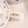 Pearl Hairpin Handmade Minimalist Geometric Side Clip Hair Accessory For Women