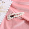 Pearl Hairpin Handmade Minimalist Geometric Side Clip Hair Accessory For Women