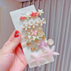 Pearl Hairpin Set Metal Electroplating Women's Side Clip Accessories