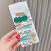Pearl Hairpin Set Metal Electroplating Women's Side Clip Accessories