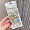 Pearl Hairpin Set Metal Electroplating Women's Side Clip Accessories