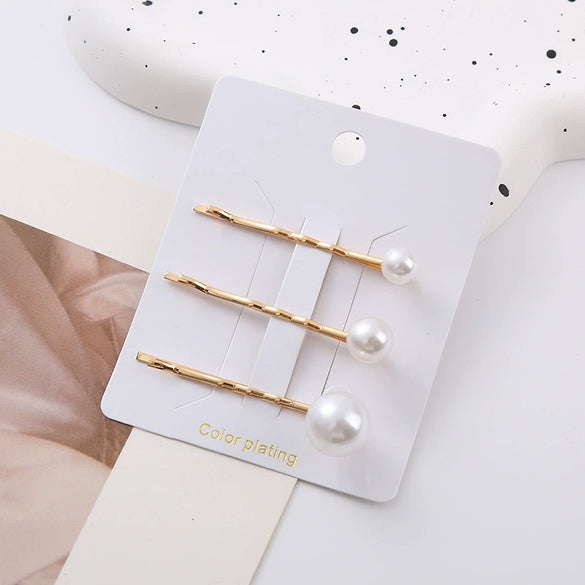 Pearl Hairpin Star Pattern Simple Fashion Women's Jewelry Headdress
