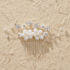 Pearl Handmade Flower Hair Comb For Women Bridal Hair Accessories