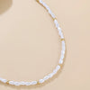Pearl Handmade Geometric Baroque Princess Style Necklace Jewelry