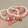 Pearl Handmade Geometric Style Bracelet