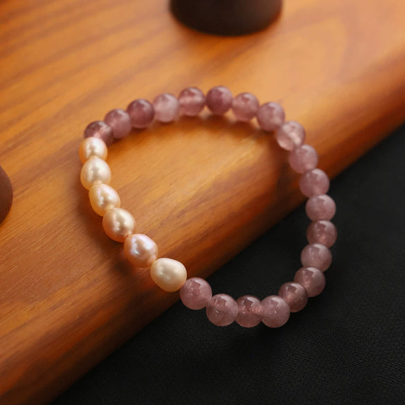 Pearl Handmade Geometric Style Women's Bracelet