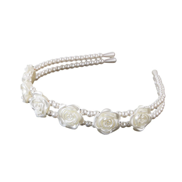 Pearl Handmade Geometric Women's Summer Headband Jewelry