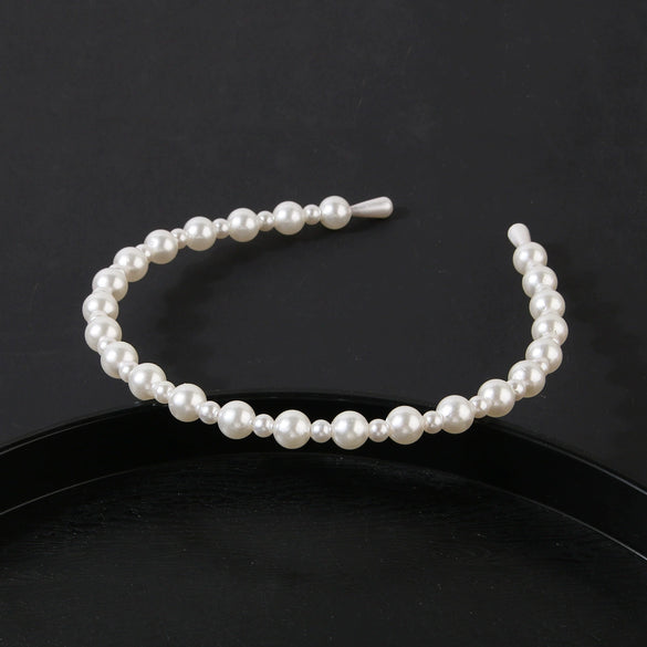 Pearl Handmade Geometric Women's Summer Headband Jewelry