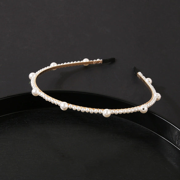 Pearl Handmade Geometric Women's Summer Headband Jewelry