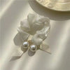Pearl Handmade Hair Ring Bowknot Hair Accessories For Girls