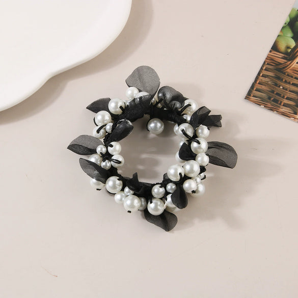 Pearl Handmade Hair Rope High Elasticity Women's Hair Accessories