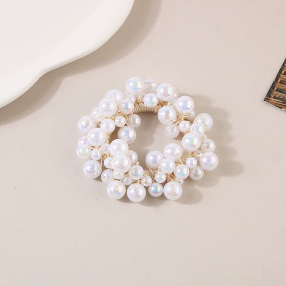 Pearl Handmade Hair Rope High Elasticity Women's Hair Accessories