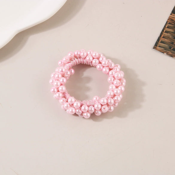 Pearl Handmade Hair Rope High Elasticity Women's Hair Accessories