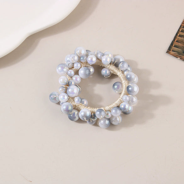 Pearl Handmade Hair Rope High Elasticity Women's Hair Accessories
