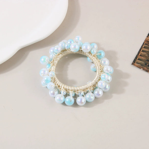 Pearl Handmade Hair Rope High Elasticity Women's Hair Accessories