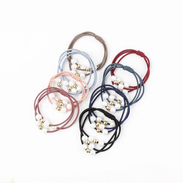 Pearl Handmade Hair Tie And Headband