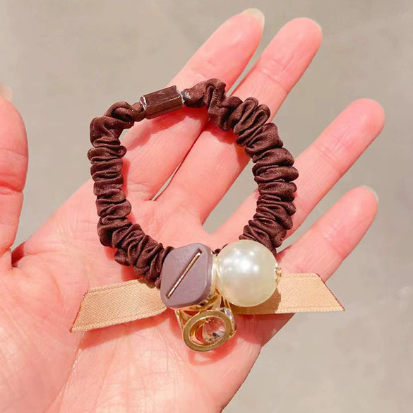 Pearl Handmade High Elastic Hair Band Hair Accessories