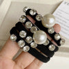 Pearl Handmade High Elastic Hair Rope Headwear For Women