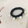 Pearl Handmade High Elastic Hair Rope Headwear For Women