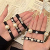 Pearl Handmade High Elastic Hair Rope Headwear For Women