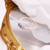 Pearl Handmade Natural Geometric Style Adjustable Bracelet For Women