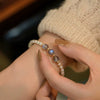 Pearl Handmade Natural Geometric Style Adjustable Bracelet For Women