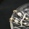 Pearl Handmade Retro Tassel Earrings Geometric Style Real Gold Plating