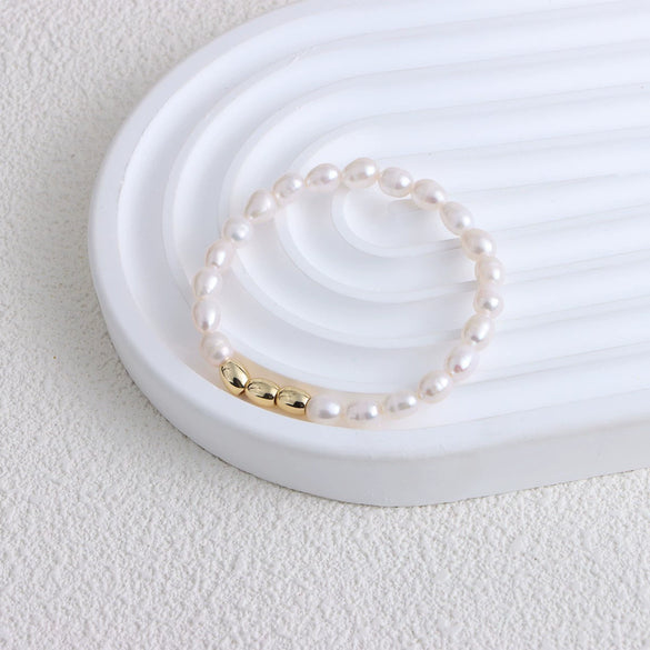 Pearl Heart Shape Bracelet For Girls