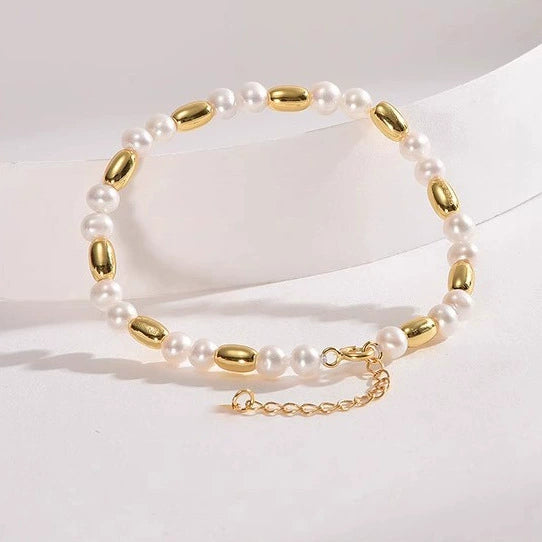 Pearl Heart Shape Bracelet For Girls