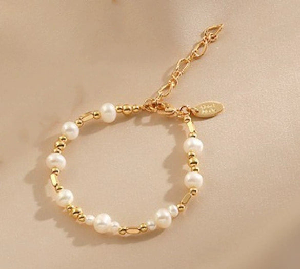 Pearl Heart Shape Bracelet For Girls