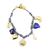 Pearl Heartshaped Pendant Bracelet Electroplating Women's Minimalist Style