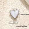 Pearl Heartshaped Pendant Jewelry Accessories Copper Electroplating Baroque Sweet Style