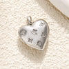 Pearl Heartshaped Pendant Jewelry Accessories Copper Electroplating Baroque Sweet Style