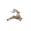 Pearl Inlaid Fawn Brooch Freshwater Pearls And Zircon Unisex Fashion Accessories