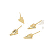 Pearl Jewelry Pin Accessories Copper Plated Gold Lightning Baroque Style Electroplated