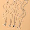 Pearl Jewelry Set Mixed Materials Heart Water Drop Bell Pattern Highend Style Set With Diamonds