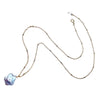 Pearl Jewelry Set Sterling Silver Freshwater Real Pearl Colorful Baroque Necklace Earrings
