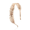 Pearl Leaf Headband Hair Accessories Baroque Electroplating For Women