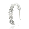 Pearl Leaf Headband Hair Accessories Baroque Electroplating For Women