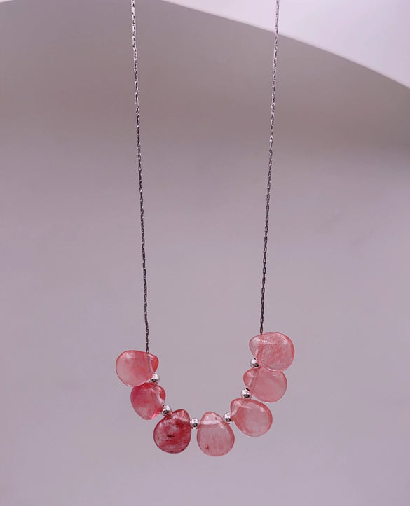 Pearl Natural Geometric Ball Chain Clavicle Necklace Accessories