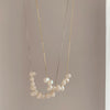 Pearl Natural Geometric Ball Chain Clavicle Necklace Accessories