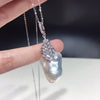 Pearl Necklace Baroque Style Natural Freshwater Pearl Pendant With Copper Accessories And Alien Shaped Pearl