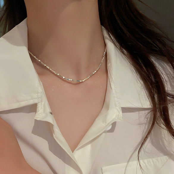Pearl Necklace For Women Highend Light Luxury Heart Pendant Alloy Electroplating Design